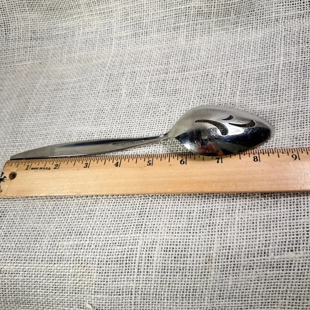 Ebbtide‎ Slotted Serving Spoon Solid Stainless Steel USA Replacement 8.5 Inch